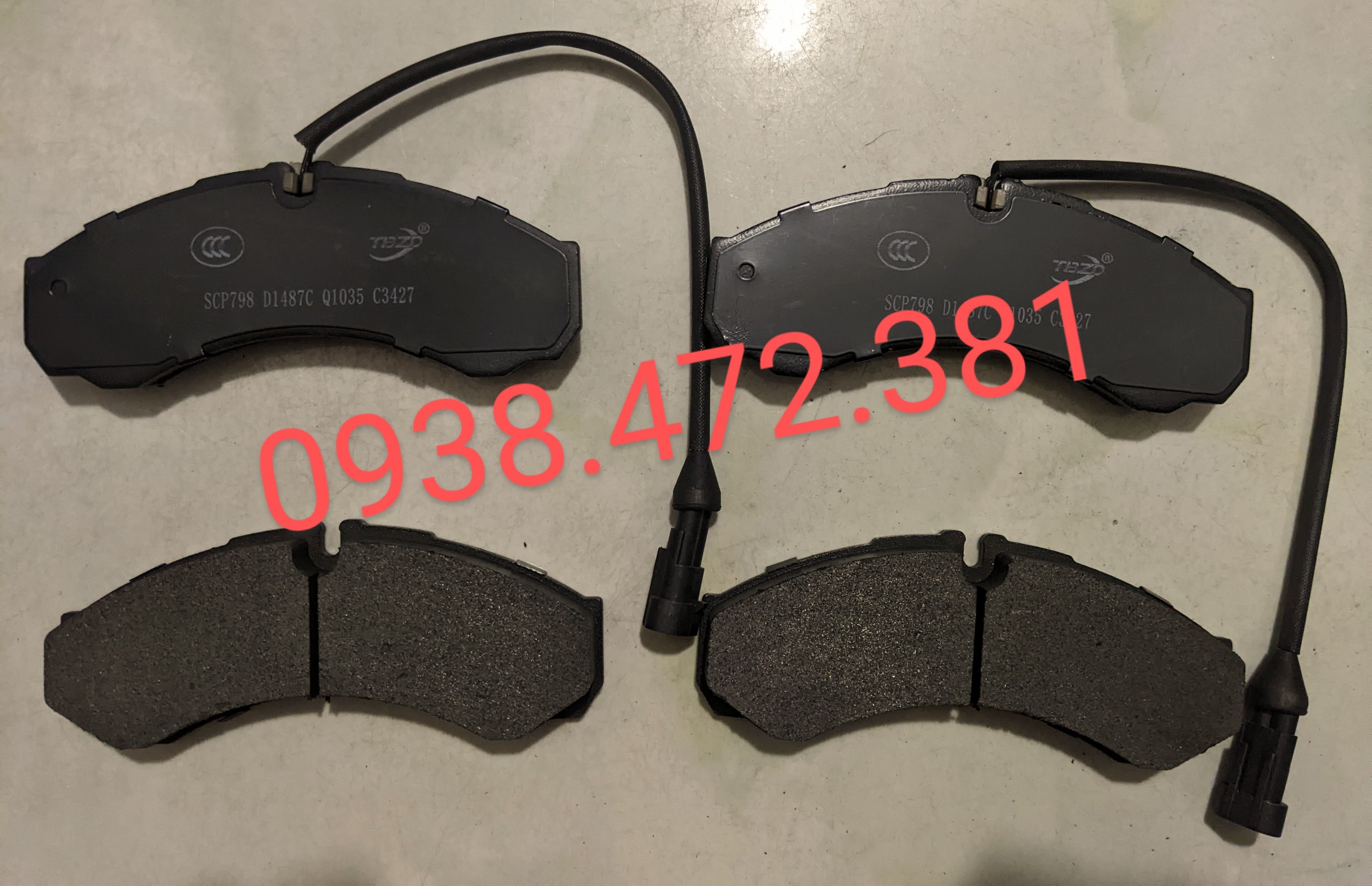 97360040 BỐ THẮNG ĐĨA SAU 97360040 BỐ THẮNG ĐĨA SAU IVECO